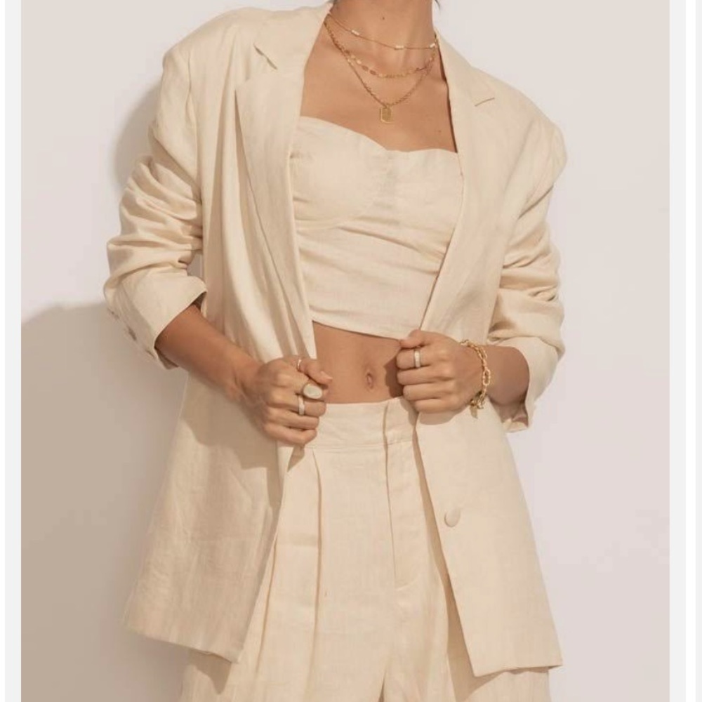 Bohme Adella Linen Blazer